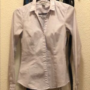 Purple Pinstripe Button Down